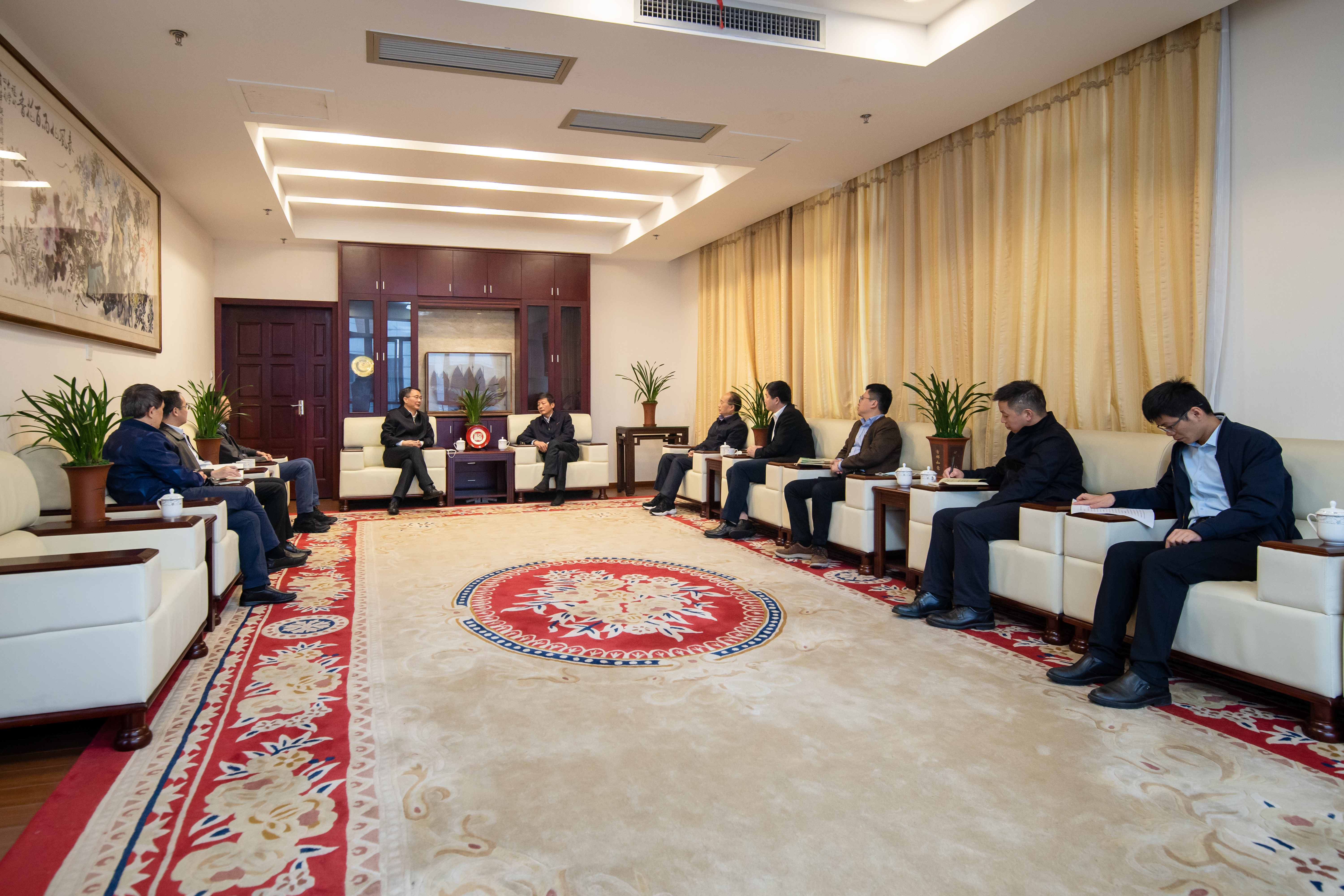 校领导会见国家电投集团福建公司党委书记、董事长严厚善一行