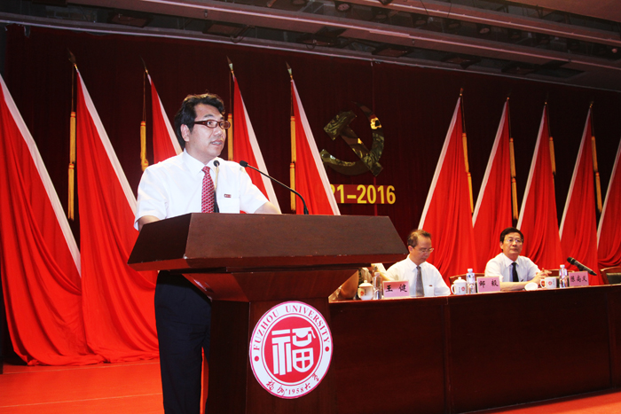 书记讲话 李连富 摄1